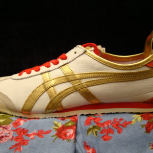 ASICS Onitsuka Tiger Mexico White / Gold NOS in Box 43,5