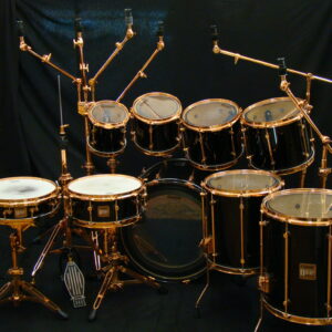 SONOR Hilite Exclusive Black Gloss Shell Set & Hardware