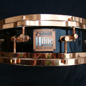 SONOR Hilite Exclusive EHD-400B 14" x 4" Maple Black Gloss #1