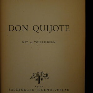 Don Quijote - Miguel Cervantes 1947 (german)