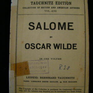 Salome - Oscar Wilde / Tauchnitz Edition (english)