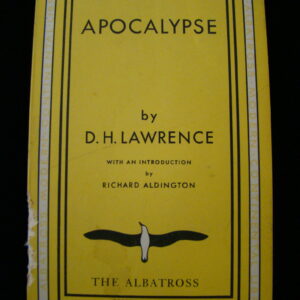 Apocalypse - D.H. Lawrence / The Albatross (english) 1934