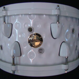 DDRUM Golfball 13" x 6,5" Vented Hammered White