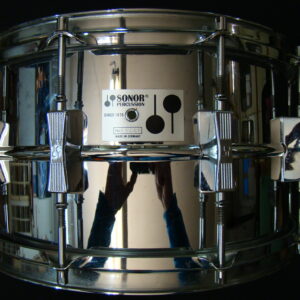 SONOR Phonic D-508 14" x 8" Silver Badge