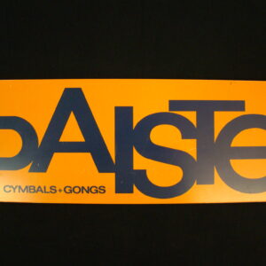 PAISTE Dealer Plate Swiss Vintage 70ies small