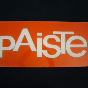 PAISTE Dealer Plate 80ies Large