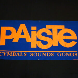 PAISTE Dealer Banner Swiss Vintage 70ies #1