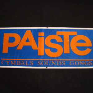 PAISTE Dealer Banner Vintage 80ies