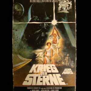 KRIEG DER STERNE STAR WARS Video Cassette VHS / G.Lucas CBS-Fox (german)