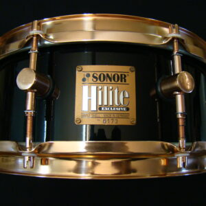 SONOR Hilite Exclusive EHD-512B 12" x 5" Maple Black Gloss