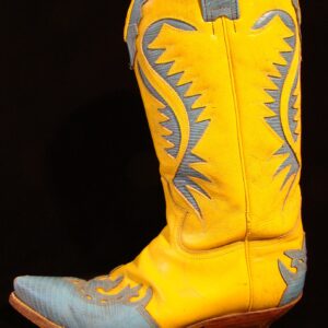 SENDRA Lawman Croco yellow-blue  42 / 8,5