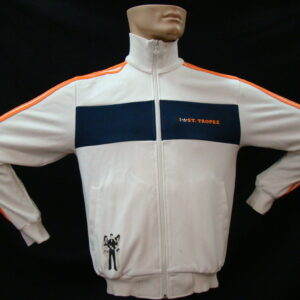 ADIDAS Track Jacket St. Tropez / White-Blue-Orange S