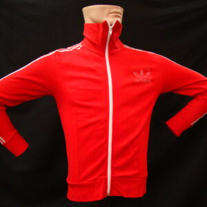 ADIDAS Track Jacket 70ies / Red-White S