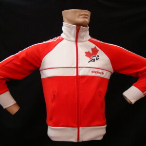 ADIDAS Track Jacket Canada / White-Red XS