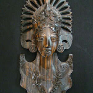 Indonesian Carving Macassar Ebony "The Princess"