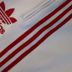 ADIDAS Track Pant Oldschool Wool-White / Red