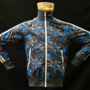 ADIDAS Track Jacket Aqua limited Nylon / Blue-White S