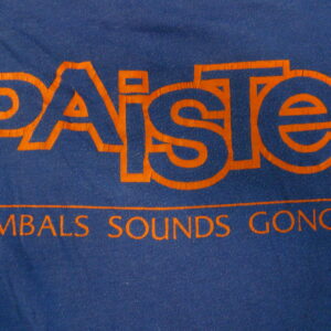 PAISTE genuine Endorser Shirt / Blue-Orange VTG S/M