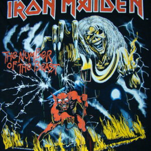 IRON MAIDEN 666 Number of the Beast / Black S UK
