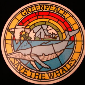 Greenpeace "Save the Whales" Sticker large NOS
