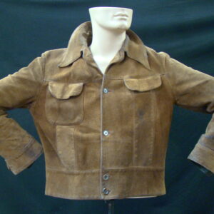 "BILLY" Brown Suede Small S 48 mid 60ies