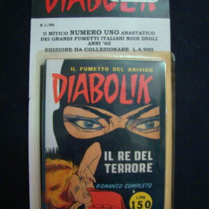 DIABOLIK No.1 "Il Re Del Terrore" Spin-Off Ristampa NOS Blister (italian)