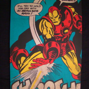MARVEL "Iron Man" Vintage Print on Canvas / Large framed