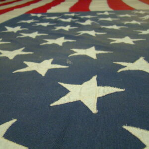 USA Flag Banner "Vallery Forge" Original United States of America 70ies GIANT & Genuine