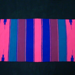 Vintage mexican Saddlecloth Horse-riding Psy Neon