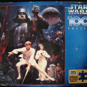 STAR WARS Puzzle Cardboard Vintage USA 100pcs. complete
