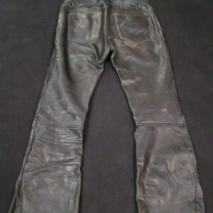 Leatherpant KRAWEHL Motorcycle Bell Bottom S-48/50 80ies