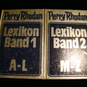 PERRY RHODAN Lexika 2 pcs. A-Z Band 1 & 2 HC (german)