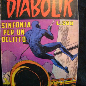DIABOLIK single classic "Sinfonia per un Delitto" (italian)